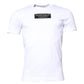 White Cotton Logo Patch Crew Neck T-shirt