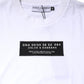 White Cotton Logo Patch Crew Neck T-shirt