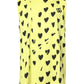 Yellow Cotton Sleeveless DG Heart T-shirt
