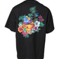 Black DG Floral Print Crew Neck T-shirt