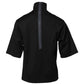 Black Cotton DG Print Turtleneck T-shirt