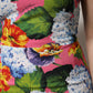 Multicolor Floral Sleeveless Sheath Dress