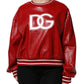 Red Wool DGLogo Embroidery Pullover Sweater