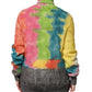 Multicolor Mohair Turtleneck Pullover Sweater