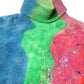 Multicolor Mohair Turtleneck Pullover Sweater