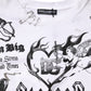 White Cotton DG BLESSED Printed T-shirt