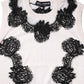 White Cashmere Floral Lace Detailing Tank Top