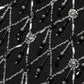 Black Cashmere Embellished Long Sleeves Top