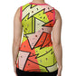 Multicolor Printed Crystal Embellishment Top