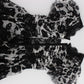 Floral Lace Maxi Dress in B&W