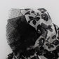 Floral Lace Maxi Dress in B&W