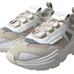 Sneakers White Beige Leather Sport DAYMASTER Shoes