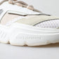 Sneakers White Beige Leather Sport DAYMASTER Shoes