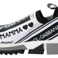 White Black Slip On Sorrento Sneakers