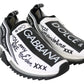 White Black Slip On Sorrento Sneakers