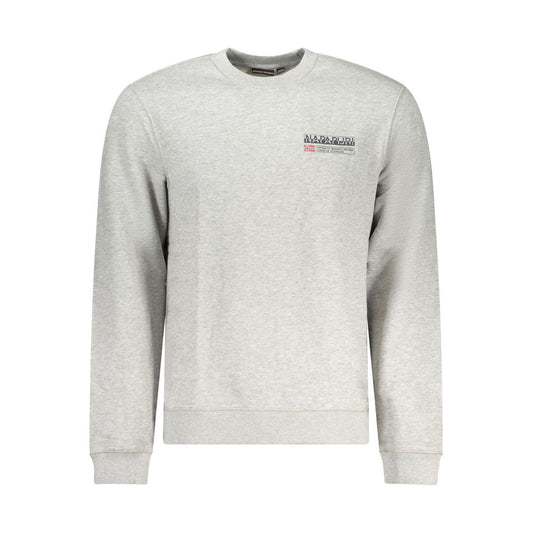 Gray Cotton Men Sweater