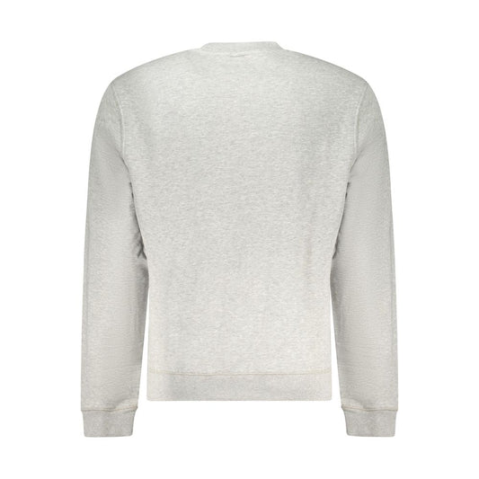 Gray Cotton Men Sweater