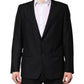 Dark Blue MARTINI Wool Blazer Coat Jacket