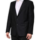 Dark Blue MARTINI Wool Blazer Coat Jacket