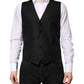 Black Single Breasted Suit 2 Piece Jacket