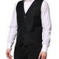 Black Single Breasted Suit 2 Piece Jacket