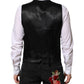 Black Single Breasted Suit 2 Piece Jacket