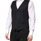 Dark Blue MARTINI Wool Suit 2 Piece Jacket