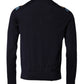 Multicolor Stripes Crew Neck Pullover Sweater