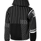Black White Stripe Hooded Sweatshirt Sweater