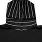 Black White Stripe Hooded Sweatshirt Sweater
