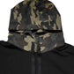 Black Camouflage Hooded Sweatshirt Sweater
