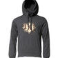 Gray Logo Patch Hooded Sweatshirt Sweater