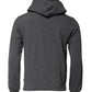 Gray Logo Patch Hooded Sweatshirt Sweater