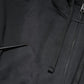 Black Logo Full Zip Hooded Men Sweatshirt Sweater