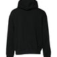 Black Logo Full Zip Hooded Men Sweatshirt Sweater