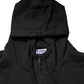 Black Logo Full Zip Hooded Men Sweatshirt Sweater