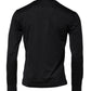 Dark Blue Silk Crew Neck Men Pullover Sweater