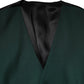 Green Wool Dress Formal Men Waistcoat Vest