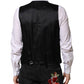 Purple Sequined Dress Formal Waistcoat Vest