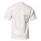 White Cotton Logo Embossed Crew Neck T-shirt