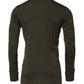 Dark Green Long Sleeves Crew Neck T-shirt