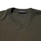 Dark Green Long Sleeves Crew Neck T-shirt
