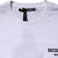 White Cotton Logo Print Crew Neck T-shirt