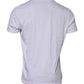 White Cotton Logo Patch Crew Neck T-shirt
