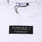 White Cotton Logo Patch Crew Neck T-shirt