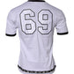 White Cotton Crown King Embroidery T-shirt