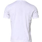 White Cotton Embroidered Round Neck T-shirt