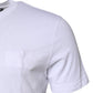White Cotton Crew Neck Short Sleeves T-shirt