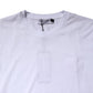 White Cotton Crew Neck Short Sleeves T-shirt
