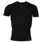 Black Logo Embellish Short Sleeves T-shirt